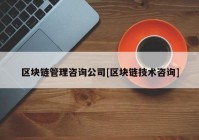 区块链管理咨询公司[区块链技术咨询]